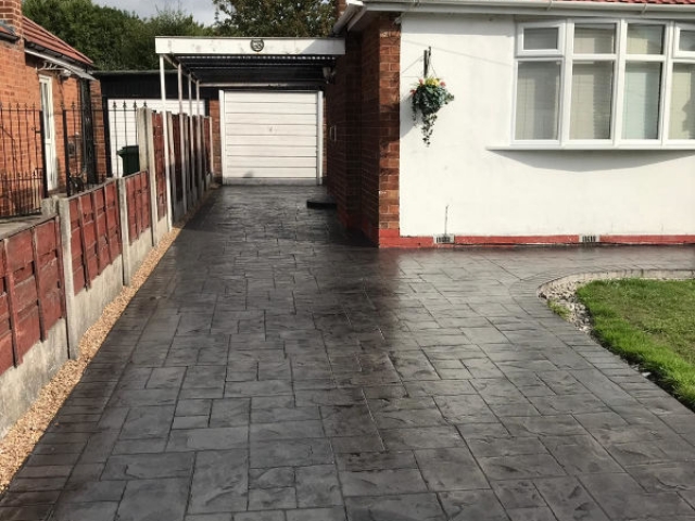 New driveway and patio in Sale, Manchester