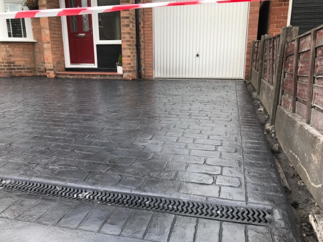 New Concrete Driveway in Flixton