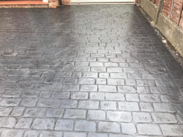 New Concrete Driveway in Flixton