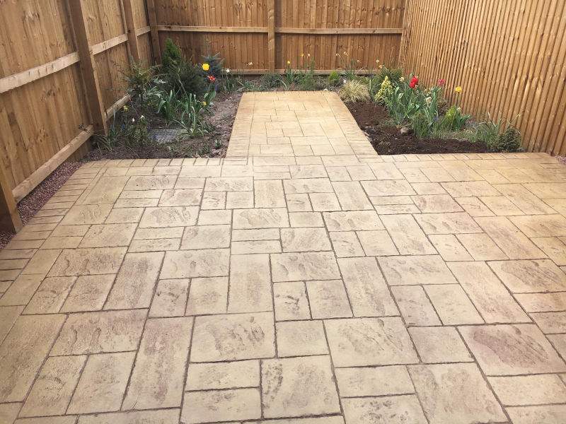New patio in Salford by Lasting Impressions Driveways