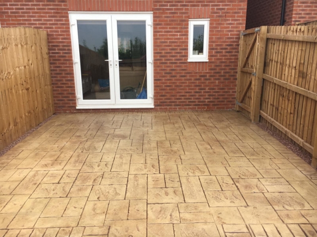 New patio in Salford by Lasting Impressions Driveways