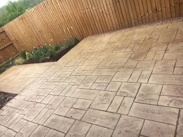 New patio in Salford by Lasting Impressions Driveways