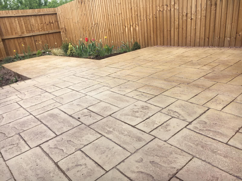New patio in Salford by Lasting Impressions Driveways