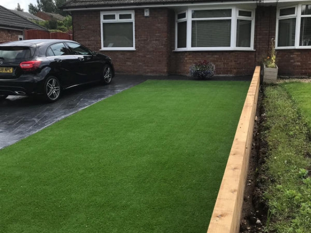 Artificial Grass in Lymm by Lasting Impressions Driveways