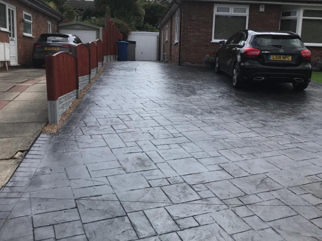 New driveway in Lymm by Lasting Impressions Driveways