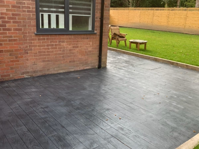 Full landscape and new Patio in Heald Green, Stockport by Lasting Impressions Driveways