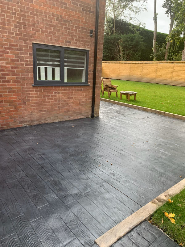 Full landscape and new Patio in Heald Green, Stockport by Lasting Impressions Driveways