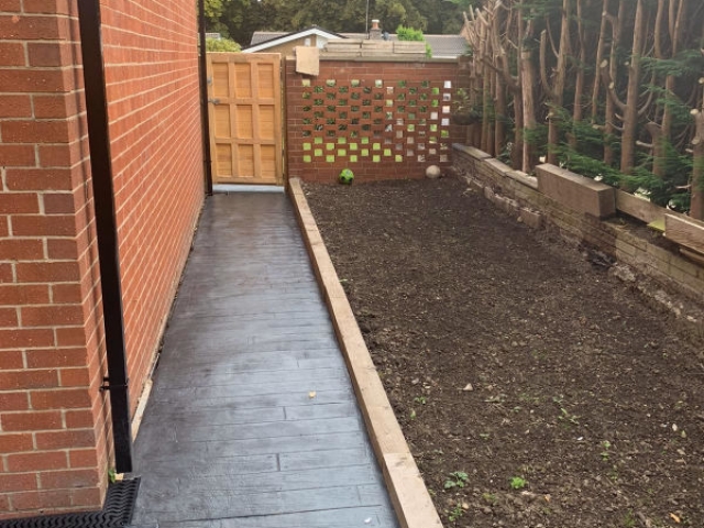 Full landscape and concrete project in Heald Green, Stockport by Lasting Impressions Driveways