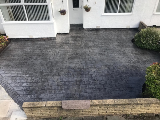 New driveway Bebbington area of Wirral by Lasting Impressions Driveways