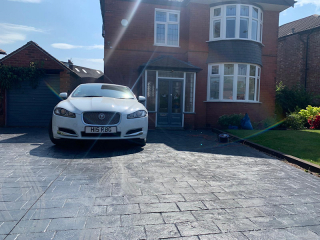 New pattern imprinted concrete driveway Sale Manchester