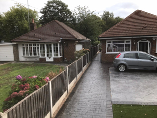 New Pattern Imprinted Concrete Driveway in Urmston