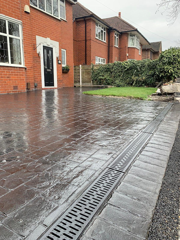New Pattern Imprinted Concrete Driveway Urmston