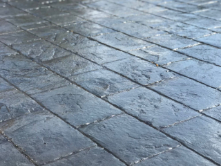 New Pattern Imprinted Concrete Driveway in Urmston New Pattern Imprinted Concrete Driveway in Urmston
