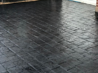 New Pattern Imprinted Concrete Driveway in Urmston New Pattern Imprinted Concrete Driveway in Urmston
