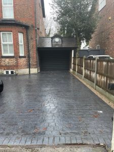 New Pattern Imprinted Concrete Driveway in Timperley Altrincham